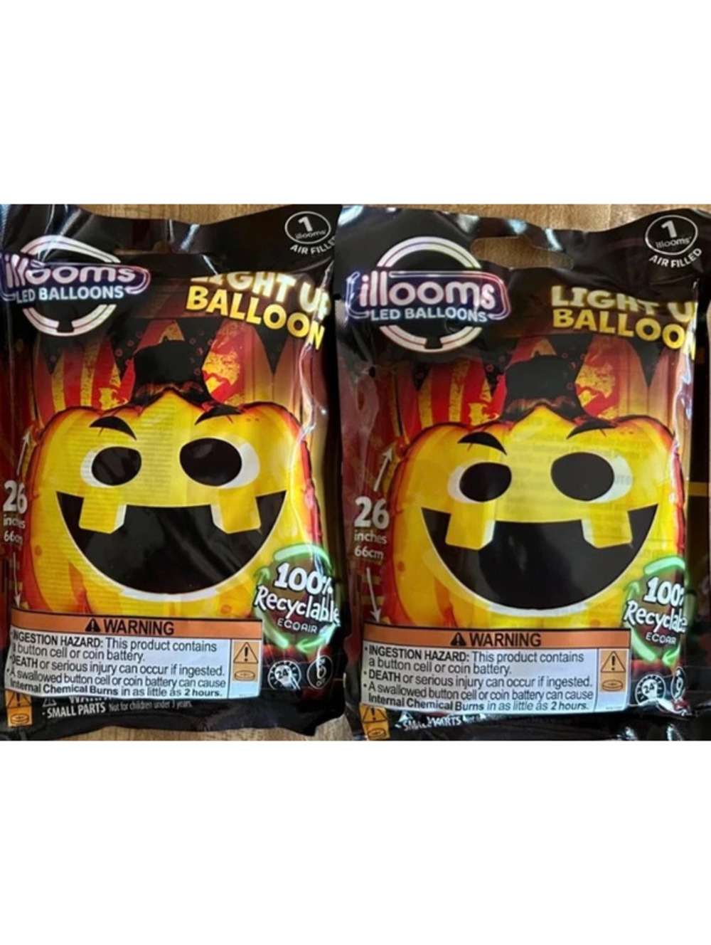 (2)ilooms Led Light up Balloon